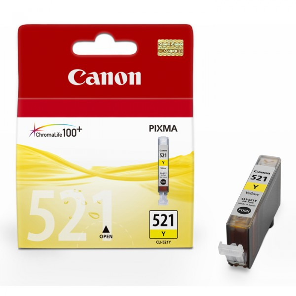 Canon CLI-521Y tusz żółty, oryginalny 2936B001 018358 - 1