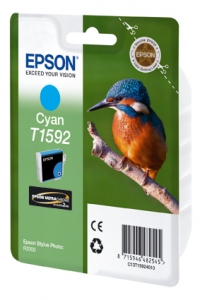 Epson T1592 tusz niebieski, oryginalny C13T15924010 026388