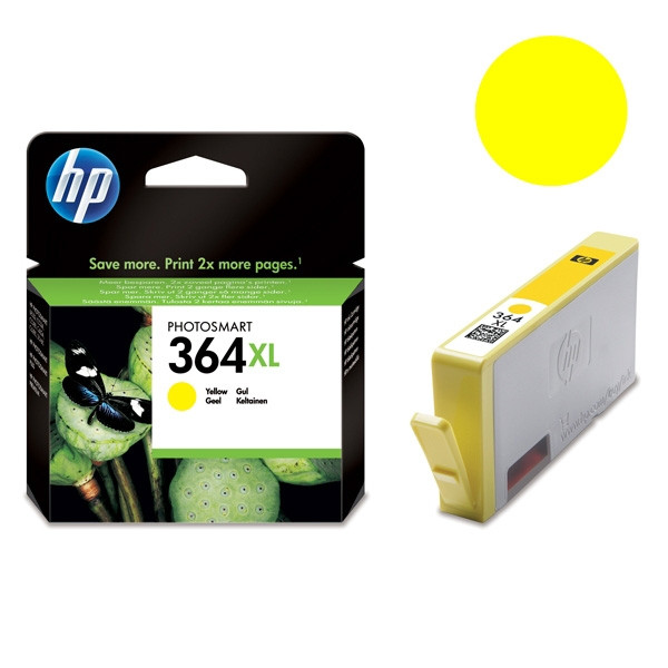 HP 364XL (CB325EE) tusz żółty, zwiększona pojemność, oryginalny CB325EE 031882 - 1