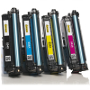 HP Zestaw promocyjny: HP CE250X, CE251A, CE252A, CE253A czarny + 3 kolory, wersja 123drukuj  130034