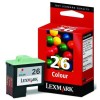 Lexmark 10N0026 (Nr 26) tusz kolorowy, zwiększona pojemność, oryginalny 10N0026E 040180 Lexmark 10N0026 (Nr 26) tusz kolorowy, zwiększona pojemność, oryginalny 10N0026E 040180