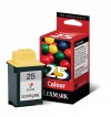 Lexmark 15M0125 (Nr 25) tusz kolorowy, zwiększona pojemność, oryginalny 15M0125E 040055