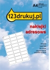 Naklejki adresowe (zawartość 675 naklejek)  062300