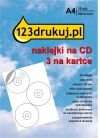 Naklejki błyszczące, 3 na kartce (zawartość: 30 naklejek)  060190