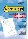 Naklejki błyszczące, diagonalne - 2 po przekątnej (zawartość: 20 naklejek)  060050