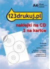 Naklejki matowe, 3 na kartce (zawartość: 75 naklejek)  060170