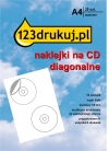 Naklejki matowe, diagonalne - 2 po przekątnej (zawartość: 50 naklejek)  060000