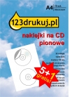 Promocja: naklejki błyszczące, pionowe (2 pod sobą): 5 opakowań + 1 GRATIS  060160