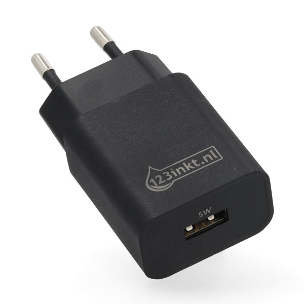 Ładowarka USB-A | 5W | czarna | 123drukuj 302913 - 1