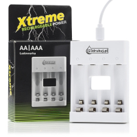 Ładowarka do akumulatorów AA i AAA (USB), 123drukuj