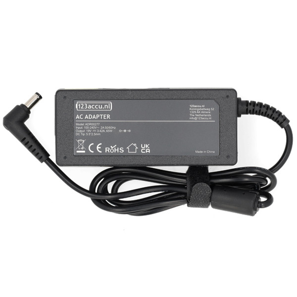 Ładowarka do laptopa Asus (19 V, 3,42 A, 65 W), wersja 123drukuj ADR00277 - 2
