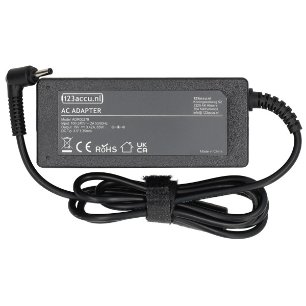 Ładowarka do laptopa Medion (19 V, 3,42 A, 65 W), wersja 123drukuj ADR00279 - 2