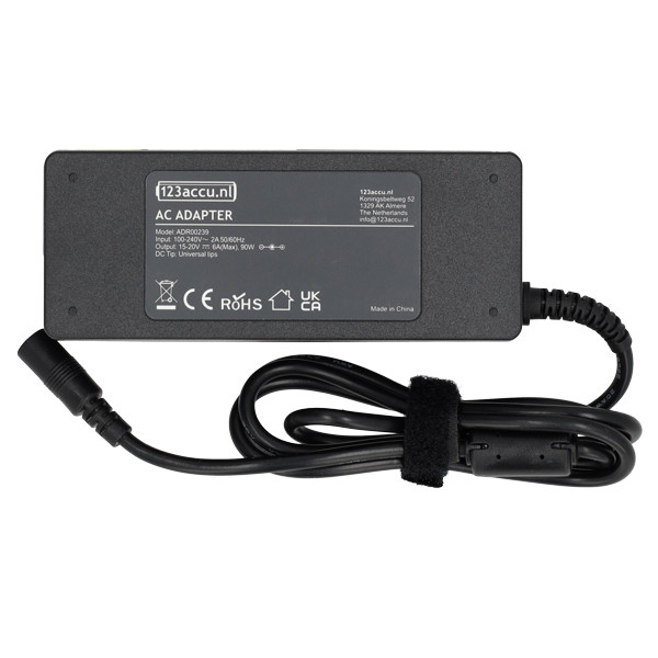 Ładowarka do laptopa uniwersalna 90 W z 20 końcówkami (20 V, 4,5 A), wersja 123drukuj ADR00239 - 2