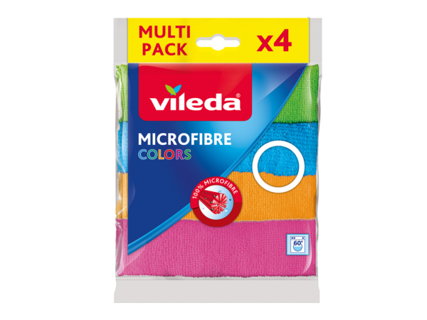Ściereczka Vileda | Mikrofibra colors 4 szt. | 173728 545830 - 1