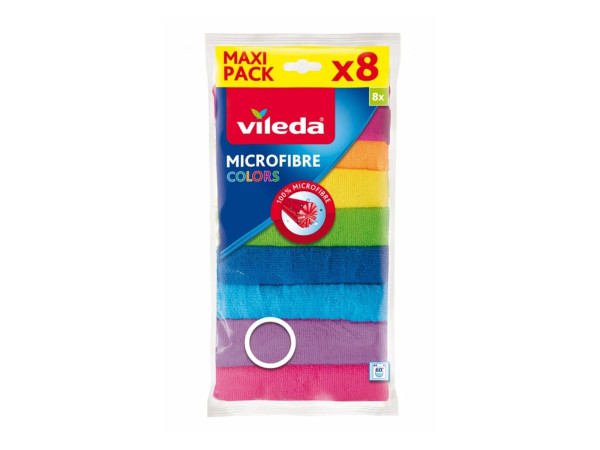 Ściereczka Vileda | mikrofibra colors 8 szt. | 173722 545831 - 1