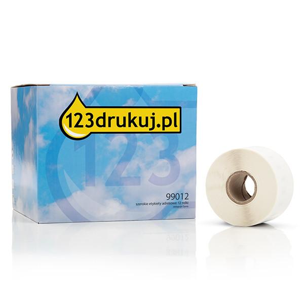 123drukuj 2093093 zestaw szerokich etykiet adresowych 12 szt. 99012 do LW650 2093093C 089214 - 1