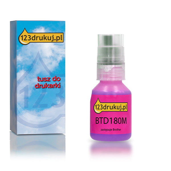 123drukuj zamiennik Brother BTD180M tusz czerwony 051509 - 1