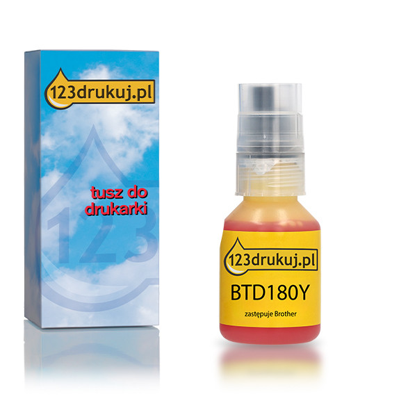123drukuj zamiennik Brother BTD180Y tusz żółty 051511 - 1