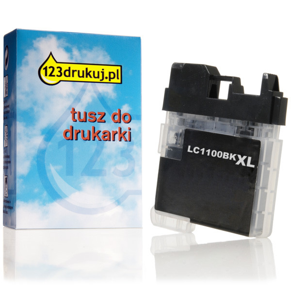 123drukuj zamiennik Brother LC-1100BK XL tusz czarny, zwiększona pojemnośc LC1100HYBKC 028850 - 1