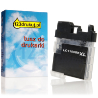 123drukuj zamiennik Brother LC-1100BK XL tusz czarny, zwiększona pojemnośc LC1100HYBKC 028850