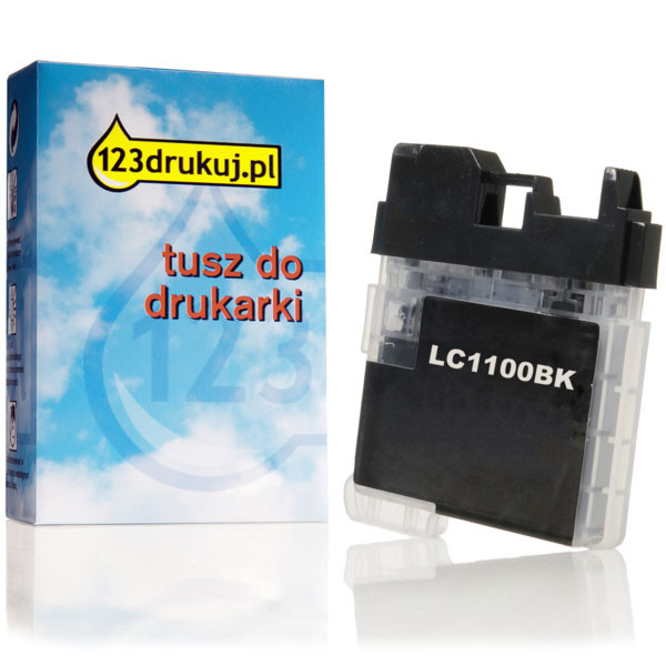 123drukuj zamiennik Brother LC-1100BK tusz czarny LC1100BKC 028846 - 1