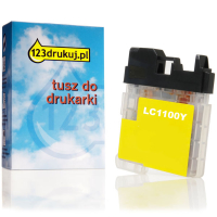 123drukuj zamiennik Brother LC-1100Y tusz żółty LC1100YC 028864