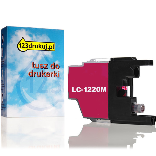 123drukuj zamiennik Brother LC-1220M tusz czerwony LC1220MC 029075 - 1