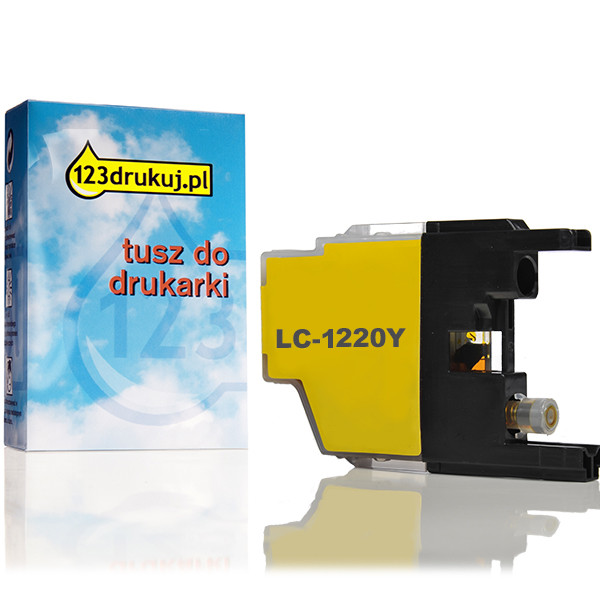 123drukuj zamiennik Brother LC-1220Y tusz żółty LC1220YC 029077 - 1