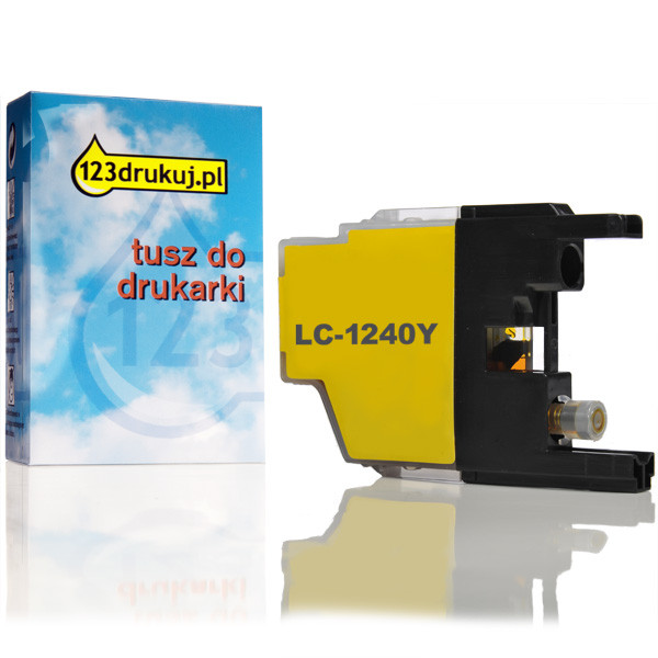 123drukuj zamiennik Brother LC-1240Y tusz żółty LC1240YC 029053 - 1