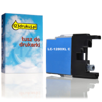 123drukuj zamiennik Brother LC-1280XLC tusz niebieski, zwiększona pojemność