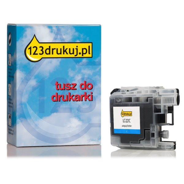 123drukuj zamiennik Brother LC-221 tusz niebieski LC221CC 350037 - 1