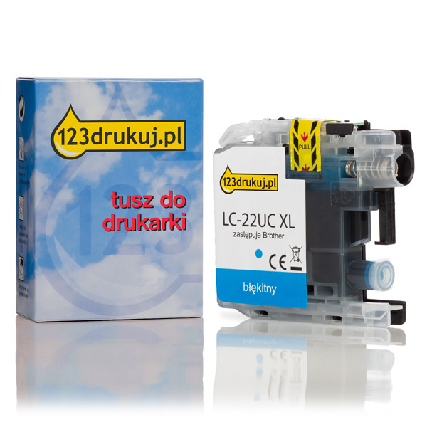 123drukuj zamiennik Brother LC-22UC XL tusz niebieski 350031 - 1