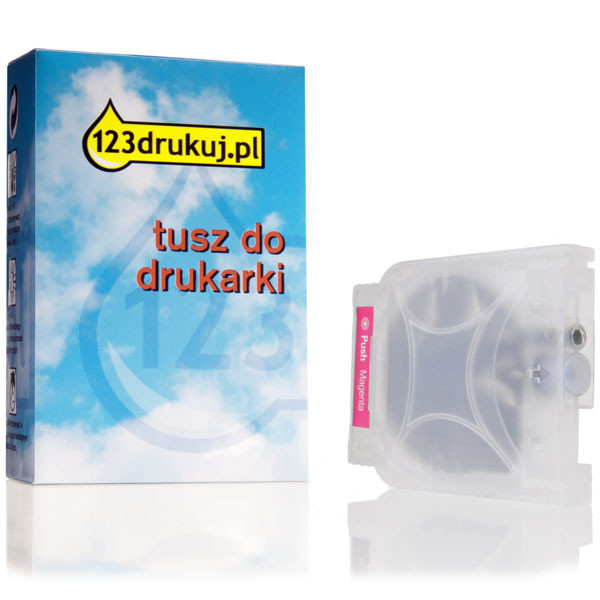 123drukuj zamiennik Brother LC-25M / LC-700M czerwony LC700MC 029011 - 1