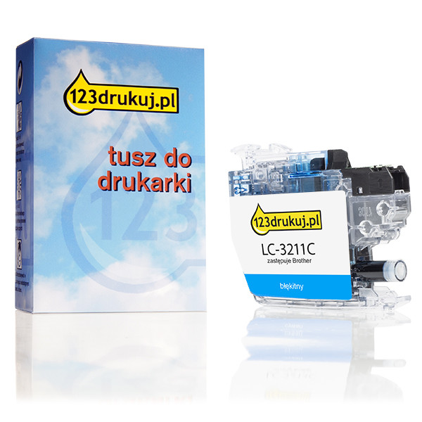 123drukuj zamiennik Brother LC-3211C tusz niebieski LC3211CC 028481 - 1