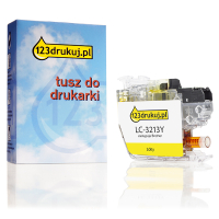 123drukuj zamiennik Brother LC-3213Y tusz żółty, zwiększona pojemność