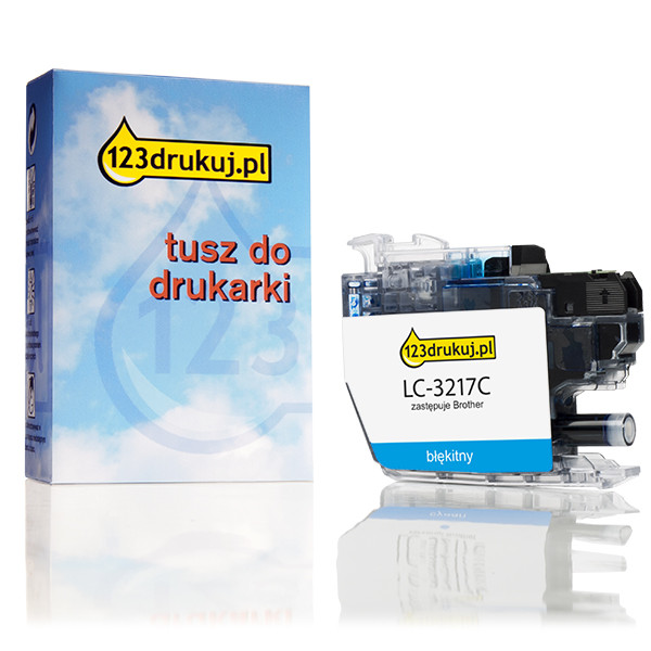 123drukuj zamiennik Brother LC-3217C tusz niebieski LC3217CC 028903 - 1