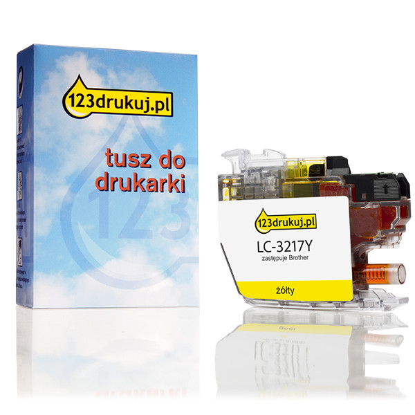 123drukuj zamiennik Brother LC-3217Y tusz żółty LC3217YC 028907 - 1