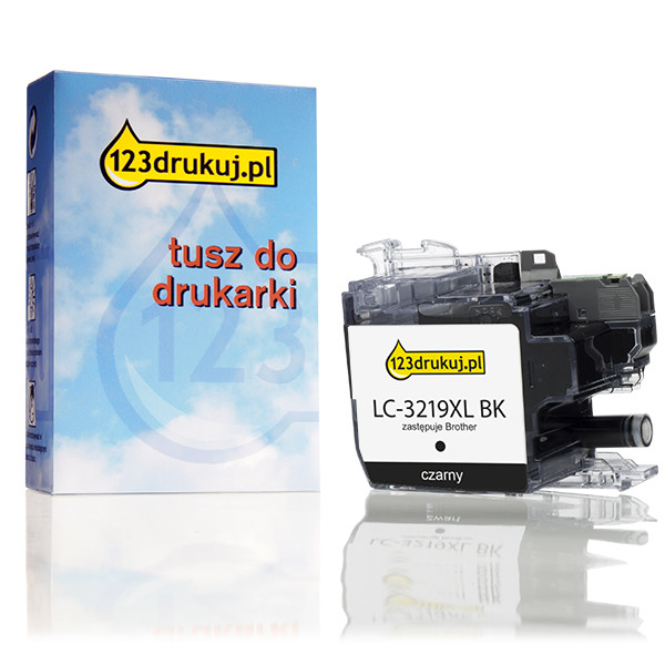 123drukuj zamiennik Brother LC-3219XLBK tusz czarny, zwiększona pojemność LC3219XLBKC 028909 - 1