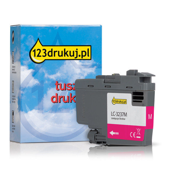 123drukuj zamiennik Brother LC-3237M tusz czerwony LC3237MC 051215 - 1