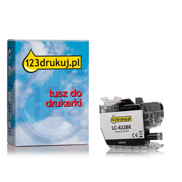 123drukuj zamiennik Brother LC-422BK tusz czarny LC-422BKC 051305 - 1