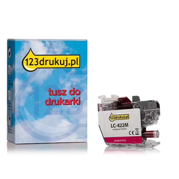 123drukuj zamiennik Brother LC-422M tusz czerwony LC-422MC 051309 - 1