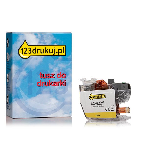 123drukuj zamiennik Brother LC-422Y tusz żółty LC-422YC 051311 - 1