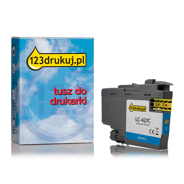 123drukuj zamiennik Brother LC-427C tusz niebieski LC427CC 051337 - 1