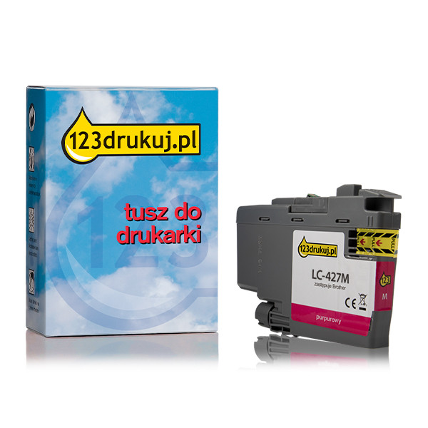 123drukuj zamiennik Brother LC-427M tusz czerwony LC427MC 051339 - 1