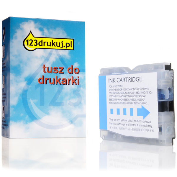 123drukuj zamiennik Brother LC-970C tusz niebieski LC970CC 028815 - 1