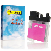 123drukuj zamiennik Brother LC-980M tusz czerwony