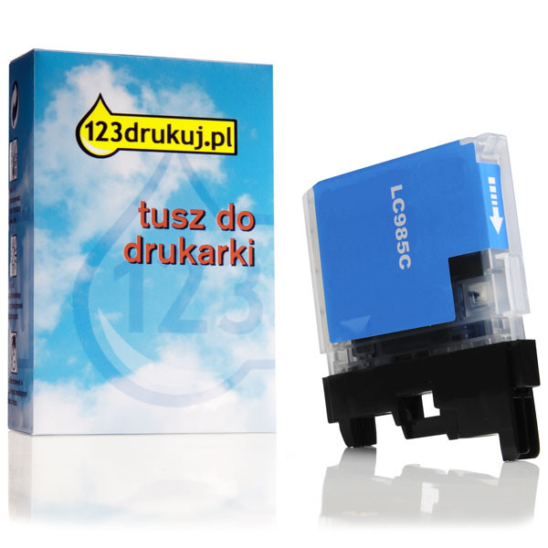 123drukuj zamiennik Brother LC-985C tusz niebieski LC985CC 028329 - 1