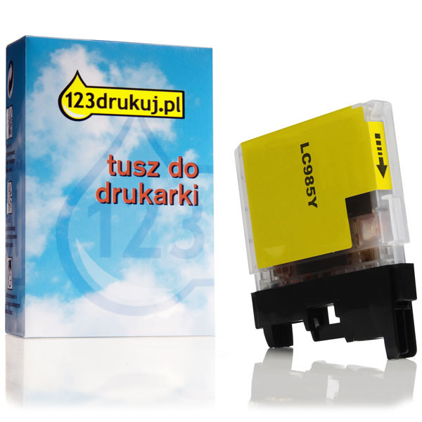 123drukuj zamiennik Brother LC-985Y tusz żółty LC985YC 028337 - 1