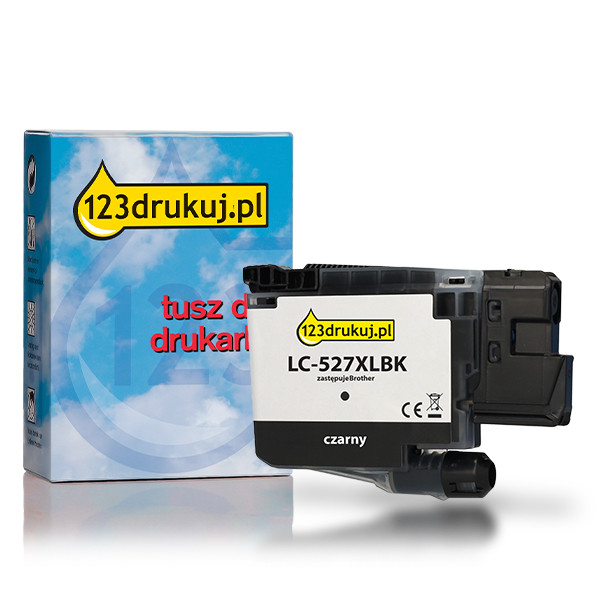 123drukuj zamiennik Brother LC527XLBK tusz czarny, zwiększona pojemność 051489 - 1