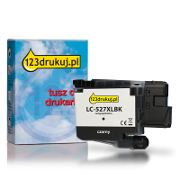 123drukuj zamiennik Brother LC527XLBK tusz czarny, zwiększona pojemność 051489
